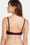 Rosaline Padded Non-Wired 3/4th Coverage T-Shirt Bra - Amparo Blue — thumbnail 2